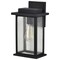 Nuvo Sullivan 1-Lgt Medium Wall Lantern - Matte Black / Clear Seeded Glass 60/7375 - alternate 1